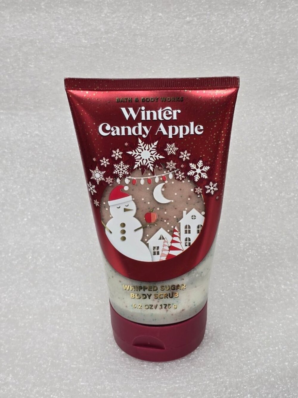 Bath & Body Works Winter Candy Apple Whipped Sugar Body Scrub 6.2 Oz